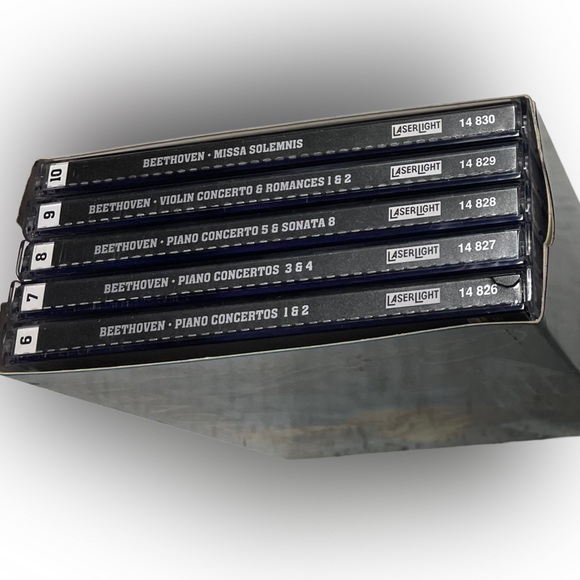 5 CD SET Vintage Beethoven Piano and Violin Concertos Delta Music - Picture 3 of 5